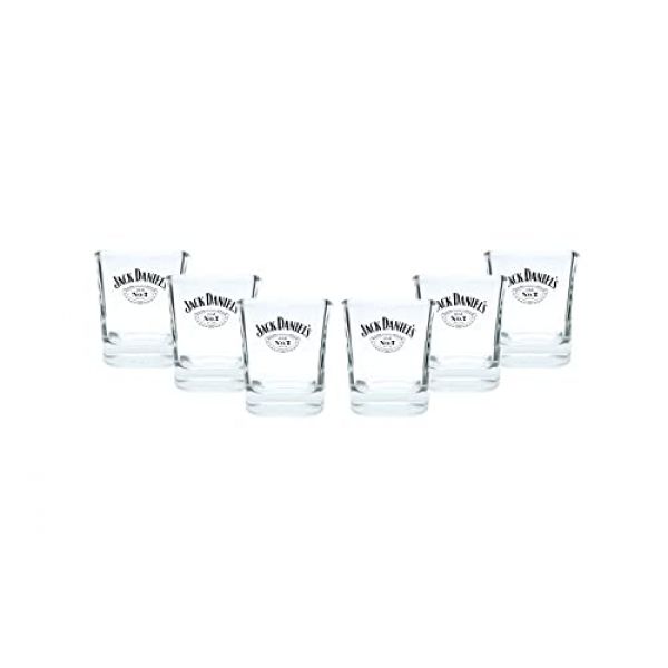 6er Pack Jack Daniels Whiskey Glas - Tumbler No. 3
