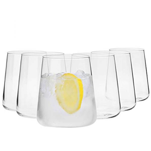6er Set Krosno Gin-Gläser mit breitem Boden