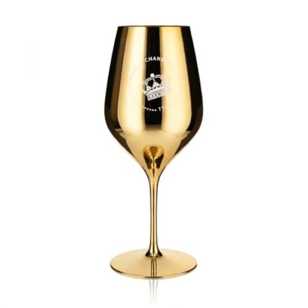 Moet & Chandon Imperial Champagner Echtglas in Gold