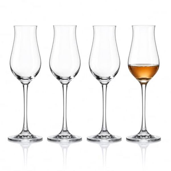 4-teiliges Digestif-Set aus Kristallglas von Spiegelau & Nachtmann