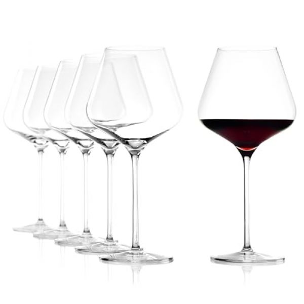 6 Gläser von Stölzle Lausitz aus Kristallglas