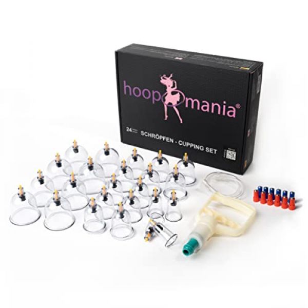 Set mit 24 Schröpfgläsern und Vakuumpumpe von Lux-In GmbH