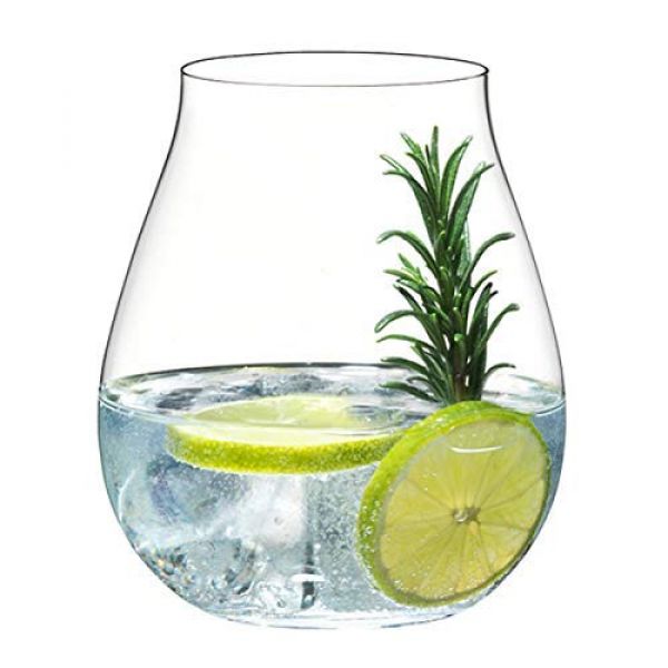 4er Set Gin Tonic-Gläser von Riedel mit geschwungener Form