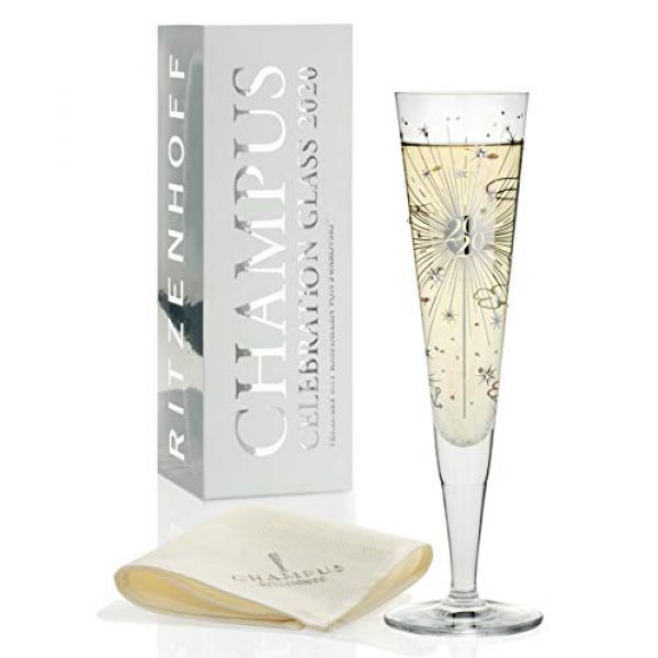 Champagnerglas von Ritzenhoff mit kostbaren Swarovski-Kristallen