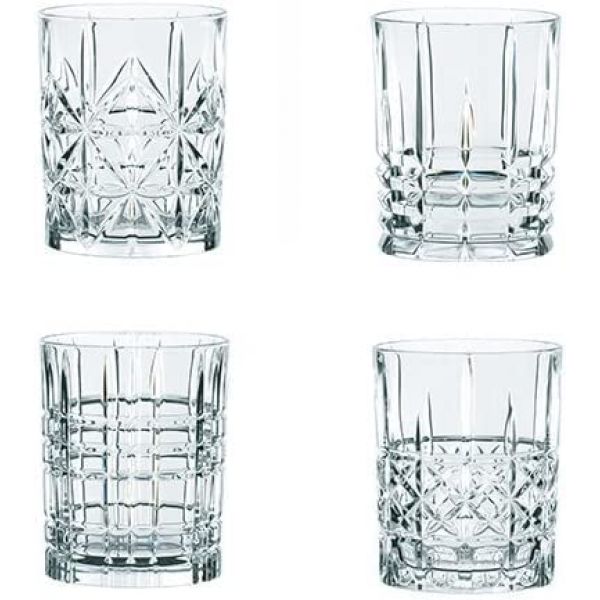 Spiegelau & Nachtmann, 4-teiliges Becher-Set , Kristallglas, 345 ml, Highland