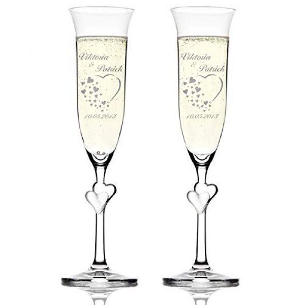 Hochzeitsgläser für Paare 2er Set
