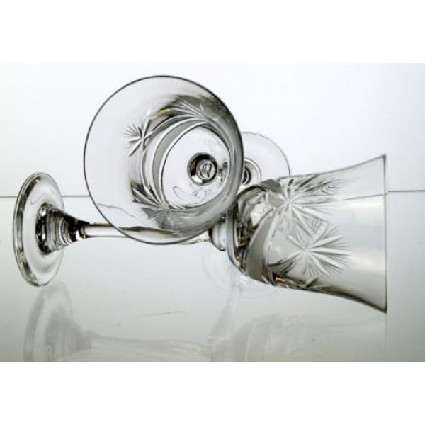 6 Römer-Weingläser aus Bleikristall von ZAW