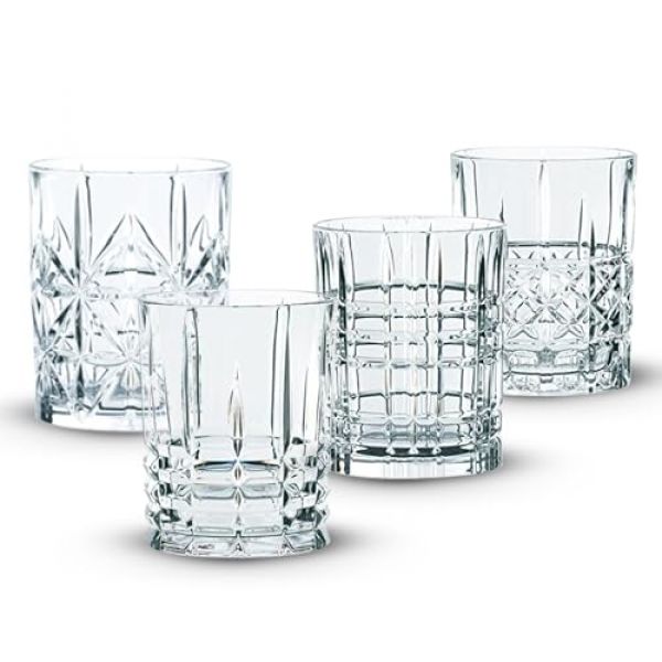 Spiegelau & Nachtmann, 4-teiliges Becher-Set , Kristallglas, 345 ml, Highland