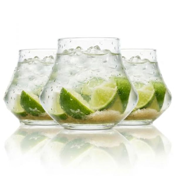 3 Rum-Gläser in Blütenkelchform von Botucal