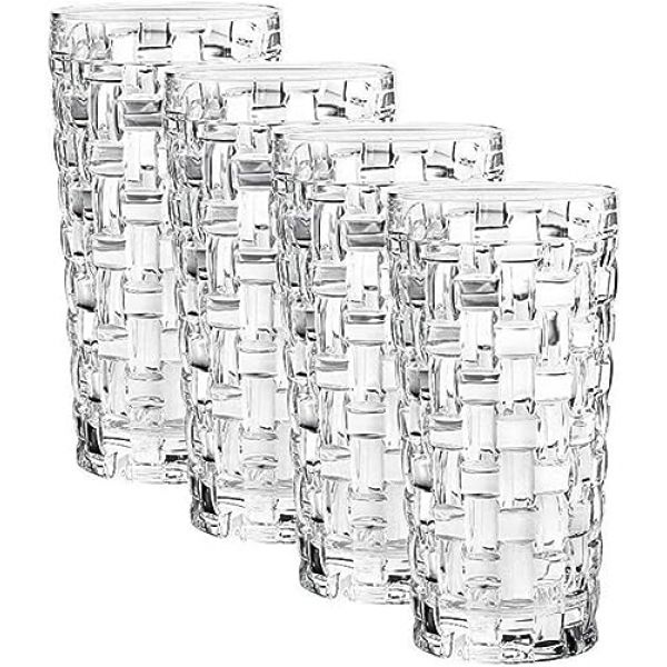 Spiegelau & Nachtmann, 4-teiliges Longdrink-Set, Kristallglas, 395 ml, Bossa Nova