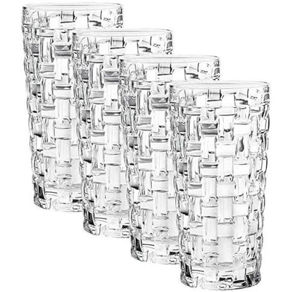 Spiegelau & Nachtmann, 4-teiliges Longdrink-Set, Kristallglas, 395 ml, Bossa Nova